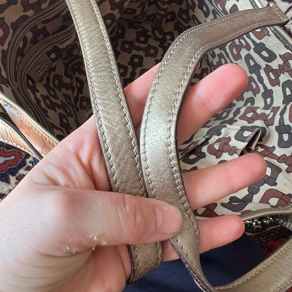 GUCCI GG Canvas Sherry Line Tote Bag Beige Black 139260 - Picture 16 of 16